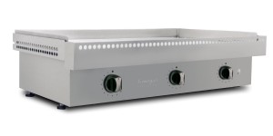 Plancha gaz chrome dur