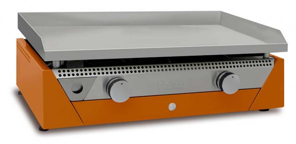 PLANCHA GAZ ACIER RECTIFIÉ RAINBOW ORANGE
