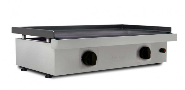 PLANCHA GAZ ACIER LAMINÉ AU CARBONE SILVER 75